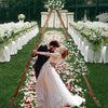 2Pcs Rustic Wooden Wedding Arch Triangle Arbor Backdrop Party Stand 8.2ft 9.8ft