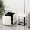 5-in-1 Stool Set Nested Stools Sofa Footstool Cube Combination Dining Chair Seat