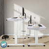 Flamaker 140x70 cm Electric Standing Desk Height Adjustable Computer Desk