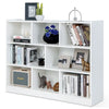 3-tier Open Bookcase Modern 8-Cube Bookshelf Wooden Storage Display Cabinet