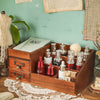 Table Makeup Cosmetic Diaplay Storage Organizer Holder Stand With Drawers Wood