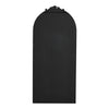 Cloakroom Dressing Full Body Mirror Arch Top Makeup Black Iron Ornate Decorative