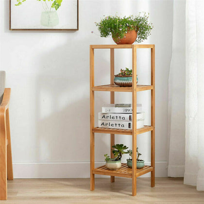 Tall Flower Plant Stand Display Shelf Storage Holder Indoor Kithen Bathroom Deco