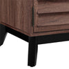 VAUGHN WINE CABINET SIDEBOARD BUFFET UNIT IN WALNUT BY DOREL