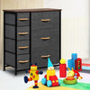7 Drawer Chest of Drawers Fabric Storage Cabinet Kid Bedroom Organizer Drawers