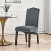2/4x Velvet Dining Chairs High Back Chair w/ Ring Knocker Kitchen Home Furniture