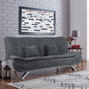 Large Padded Sofa Bed Multifunctional Fabric Sofa Sleeper Living Room Relax Sofa