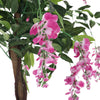 120cm Artificial Wisteria Flower Tree Indoor Outdoor Faux Potted Blossom Plant