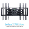 XL Corner TV Wall Mount For TVs Up To 65" - Easy To Install Single Stud Design