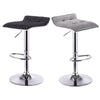 Bar Stool Swivel Gas Lift Chairs Breakfast Kitchen Club Cafe Stool Linen Padded