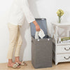 Large Laundry Baskets Washing Clothes Storage Folding Basket Bin Box With Lid UK