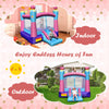 Inflatable Bounce House 3-in-1 Princess Theme Inflatable Castle w/ Jumping Area