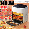 Large XL Air Fryer Low Fat Healthy Food Oven Cooker Oil Free Frying Chips Timer