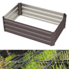 Galvanized Steel Raised Garden Bed Metal Patio Backyard Flower Vegetable Planter