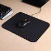6MM PLAIN BLACK FABRIC MOUSE MAT FOAM BACK PC DESKTOP COMPUTER LAPTOP MOUSE PAD