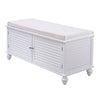 Hallway Shoe Storage Cabinet Cupboard 2-Doors Bench Window Seat with Cushion Pad