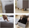 Storage Ottoman Toy Box Chair Seat Foot Stool Footstool Footrest Cube Pouffe