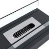 Tabletop Portable Bio Ethanol Fireplace Glass Top Burner In/Outdoor Fire Burner