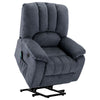 ELECTRIC POWER LIFT RECLINER CHAIR FABRIC SOFA WITH MASSAGE HEAT ARMCHAIR QC