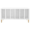 Record Cabinet Record Player Stand Sideboard White Engineered Wood