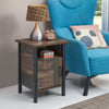 1 Door Side Table Classic Oak - Living Room Furniture