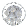 Modern Chrome LED Crystal Ceiling Light Fitting Pendant Chandelier Hallway Lamp