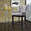 Bar Stools High Counter Linen padded Chair Pub Home Kitchen Breakfast Barstool