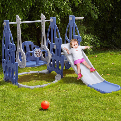 Kids Boy Swing Slide Climber Set Baby Toddler Home Outdoor Garden Playground Toy