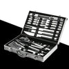 Stainless Steel BBQ Grill Tools Set Utensils 26 Accessorie Outdoor Grilling Gift