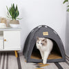 Puppy Dog Cat Kennel Bed Cushion SoftMattress Cave Tent House Pet Cat Igloo Cage