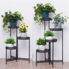 Small Medium Large Multi Tier Tiered Plant Stand Carbonized Shelf Holder Flower