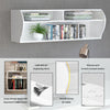 Wall-Mounted TV Stand Floating Media Audio / Video Console Cabinet W/ Cable Hole