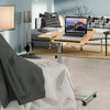 Mobile Laptop Table Adjustable Sit Stand Converter Lifting Desk Home Office Use