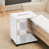 Printer Stand Rolling Cart Desk Side End Table w/ Wheels CPU Stand Storage Shelf