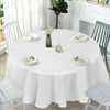10 PCS 307cm Round Tablecloth Premium Polyester Table Cover Durable Table Cloths