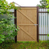 Durable Garden Wooden Gate Pedestrian Gate Pine Wood Gate 152/183cm Height