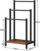 Freestanding Towel Rack Metal Blanket Rack Blanket Ladder Holder 43 x 28 x 81 cm