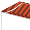 Freestanding Manual Retractable Awning 300x250 Orange/Brown V6P6