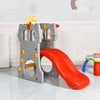 Baby Toddler 2-Step Castle Slide Kids Indoor Outdoor Play Set W/ Basketball Hoop