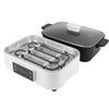 Compact Hot Plate with Pot Grilling Tray Food Processing Heating Supplies