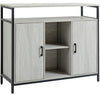 Vintage Industrial Sideboard Rustic Cupboard Cabinet TV Stand Storage Unit Slim