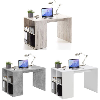 FMD Desk with Side Shelves Large storage space with elegant and stylish design