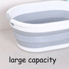 24L Silicone Folding Laundry Basket Space Saving Washing Pop Up Bin Collapsible