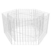 Gabion Baskets Outdoor Cages Stone Wire Mesh Planter Raised Vegetable Bed Steel