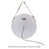 Metal Frame Round LED Bathroom Mirror Make Up Anti Fog & Memory Function 800mm