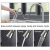 Modern Kitchen Sink Mixer Taps Pull Out Single Lever Chrome Brass Spray Mono Tap