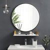 70cm Round Hanging Mirror Decorative Modern Metal Wall Mounted Vanity Mirror