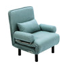 Linen Fabric Folding 2 in1 Single Sofa Bed Chair Armchair Sleeper Living Bedroom