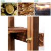 Upgrade Wooden Flower Pot Plant Stand Outdoor Indoor 6 Tier Rack Bonsai Display