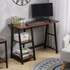 Industrial Style Rustic Metal Frame Wooden Dressing Table Bedroon Computer Desk